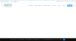 Desktop Screenshot of biotic-phocea.com